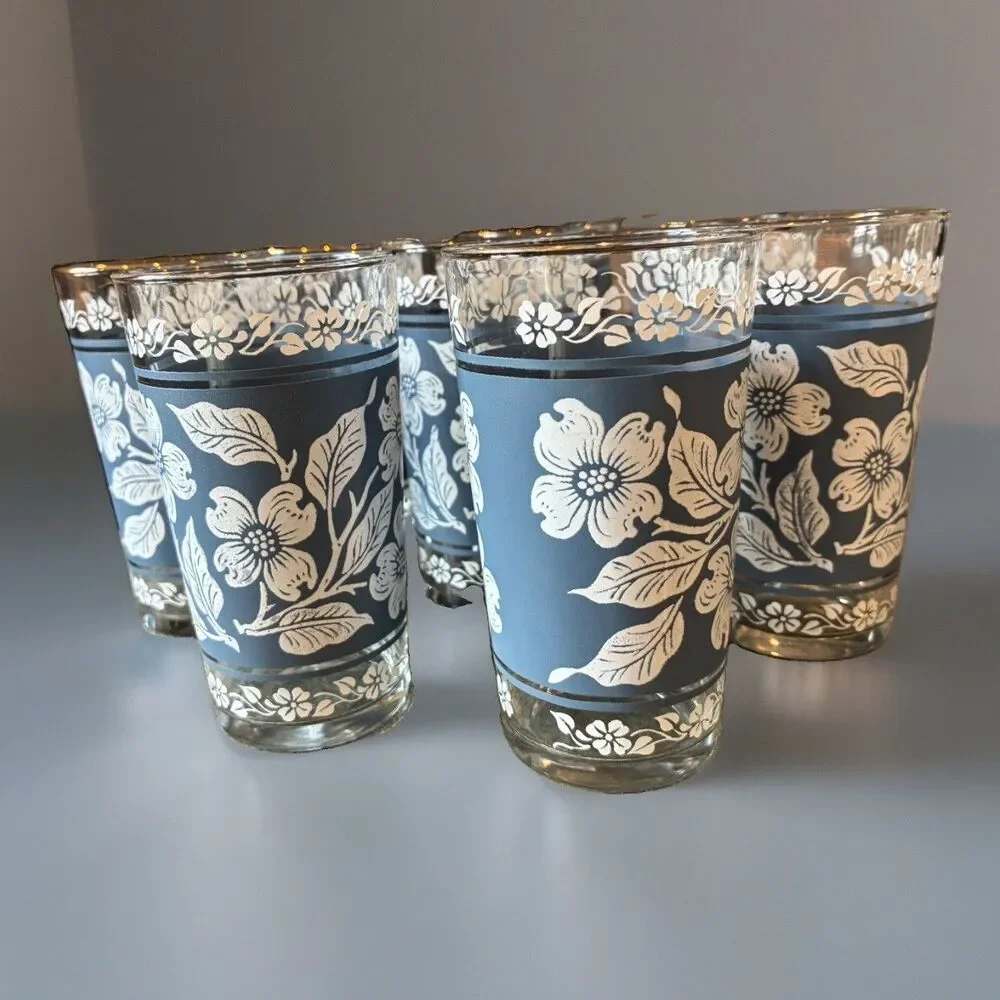 8 Vintage Hazel Atlas Dogwood 5